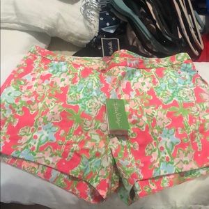 Flamingo pink southern charm shorts size 12